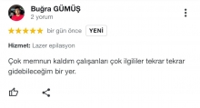 Çok memnun kaldım çalışanları çok ilgililer tekrar tekrar gidebileceğim bir yer.